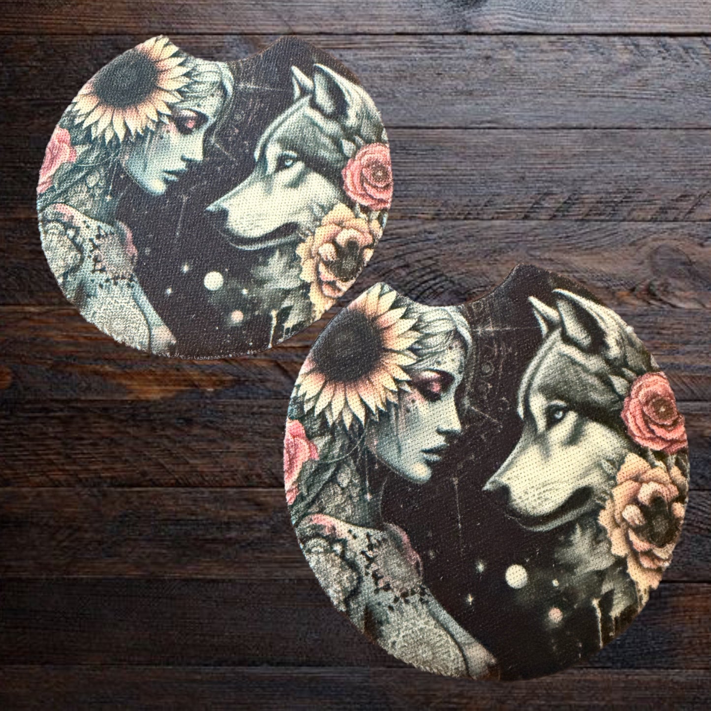 Moonlight Wolf & Sunflower