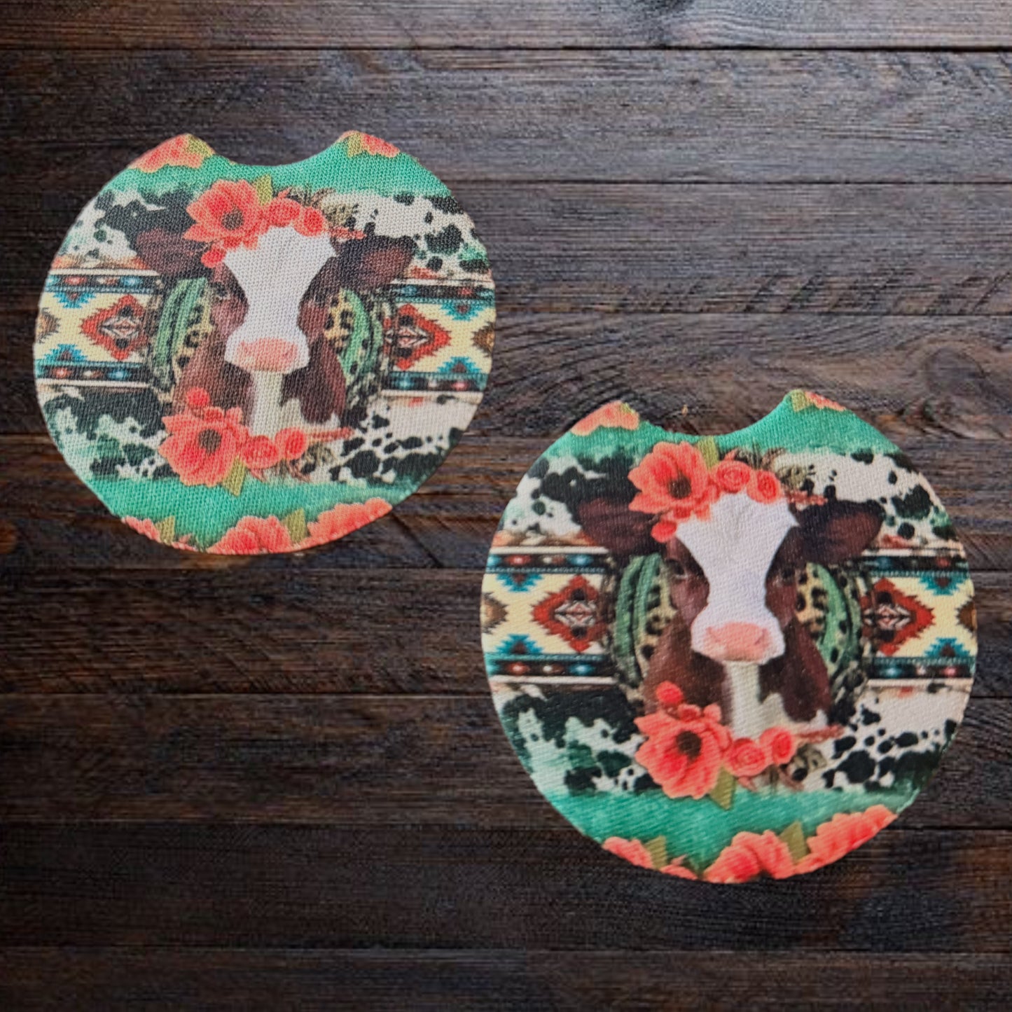 Western Floral Cow