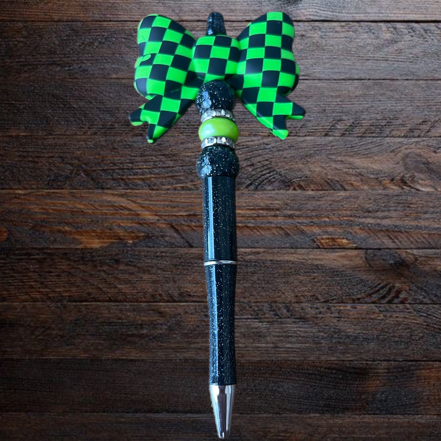 Puffy Green Bow