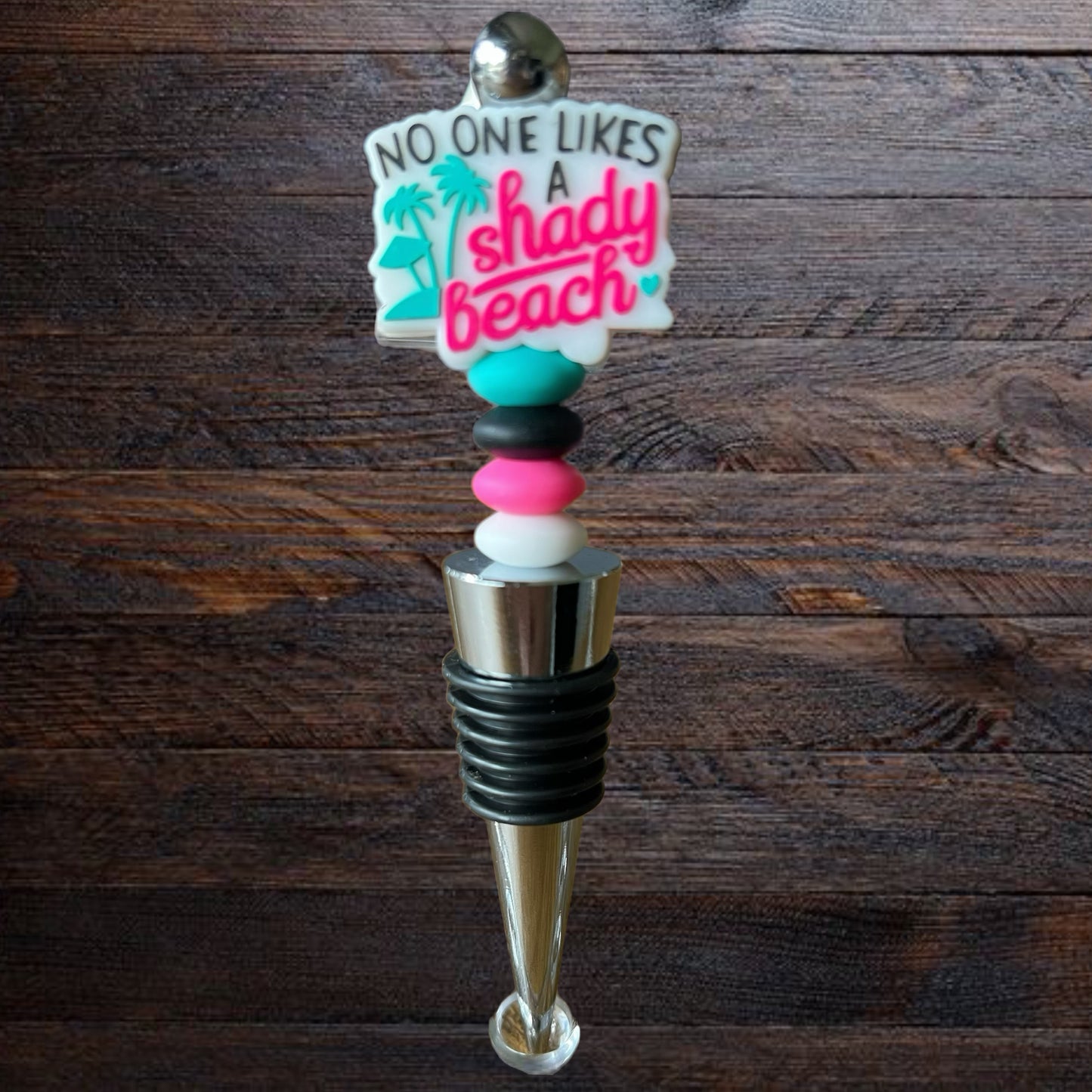 Shady Beach Wine Stopper