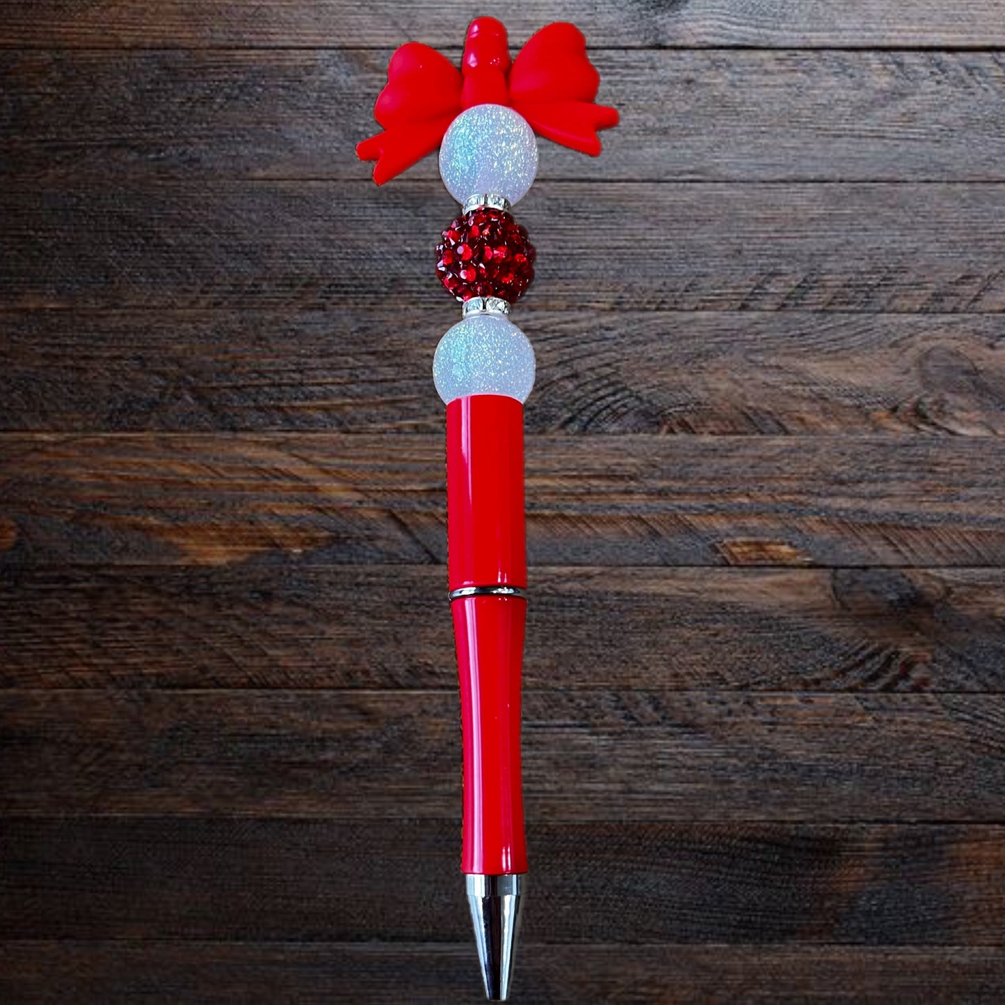 Lady In Red Bow
