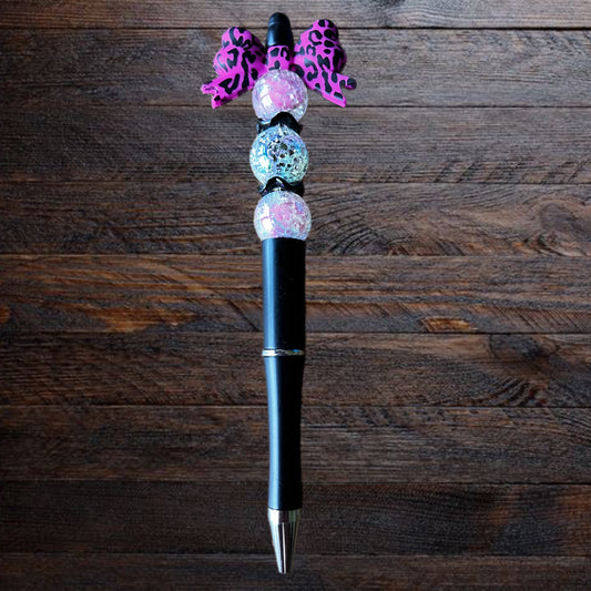 Leopard Bow Sparkle