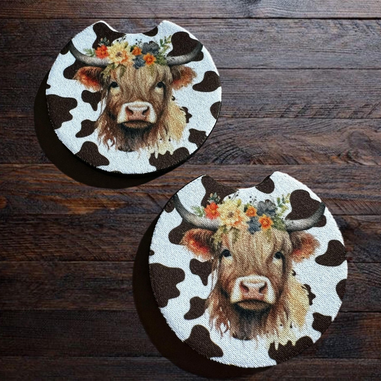 FLORAL COW PRINT