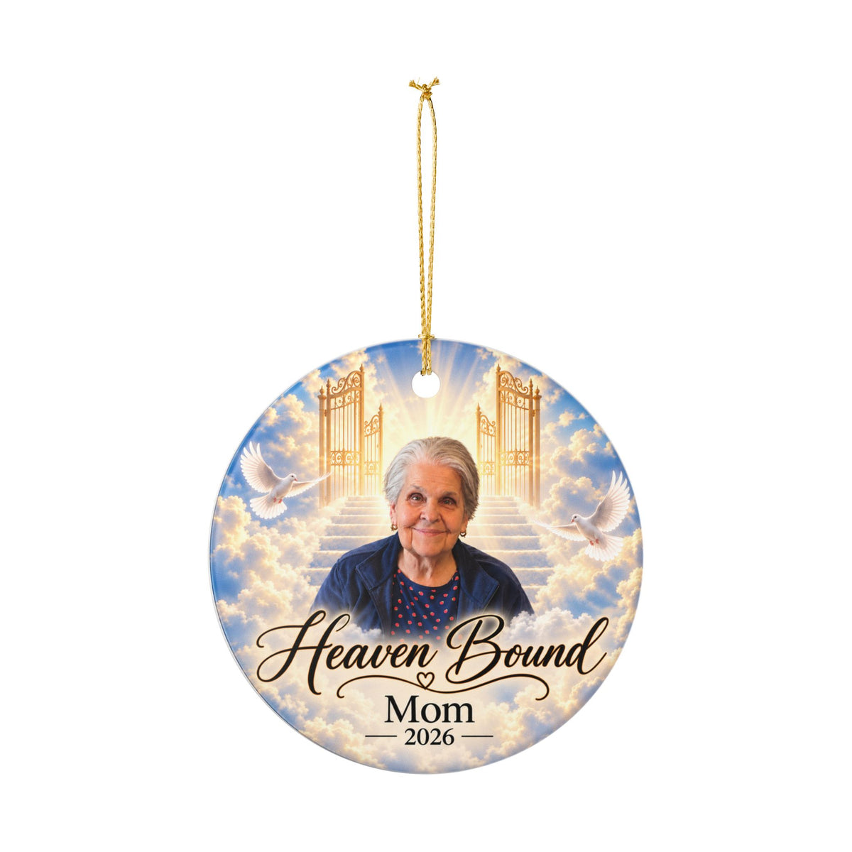 Ceramic Ornament - Mom