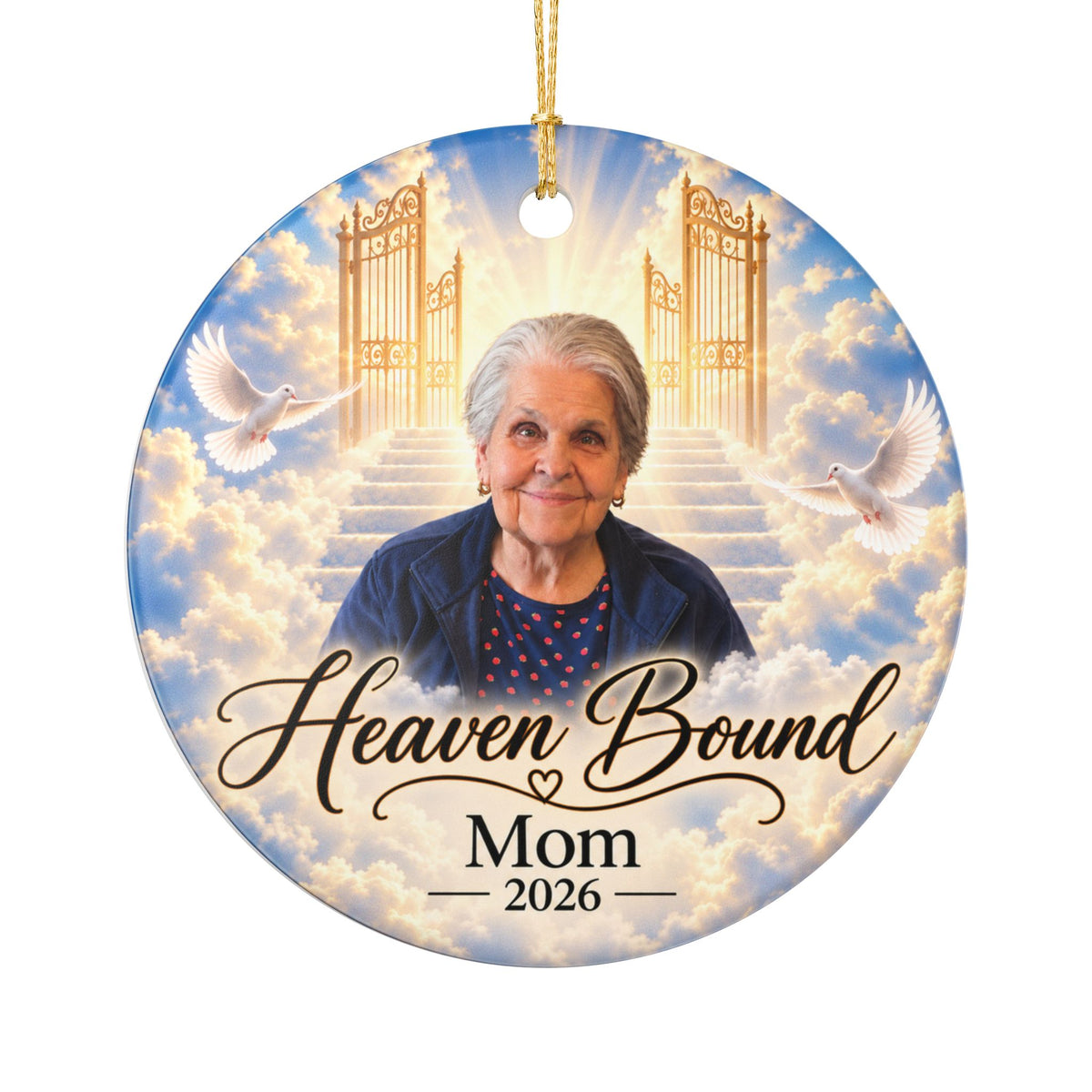 Ceramic Ornament - Mom