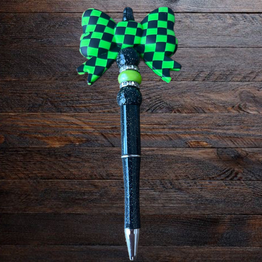 Puffy Green Bow