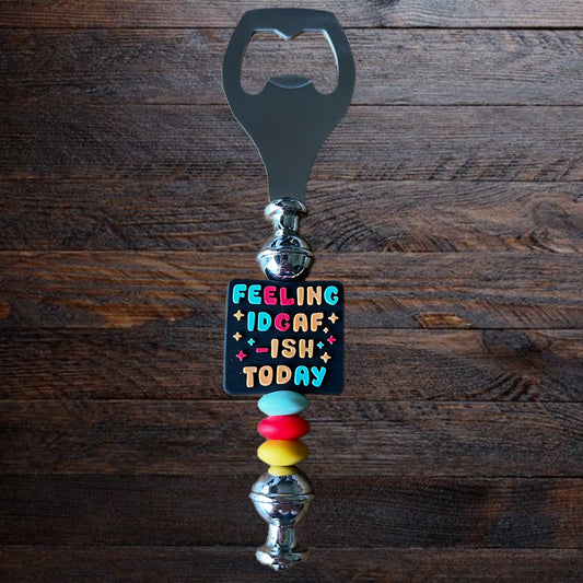 Feeling IDGAF-ish (Color Block) Bottle Opener